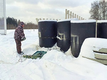 Строительство водопровода.